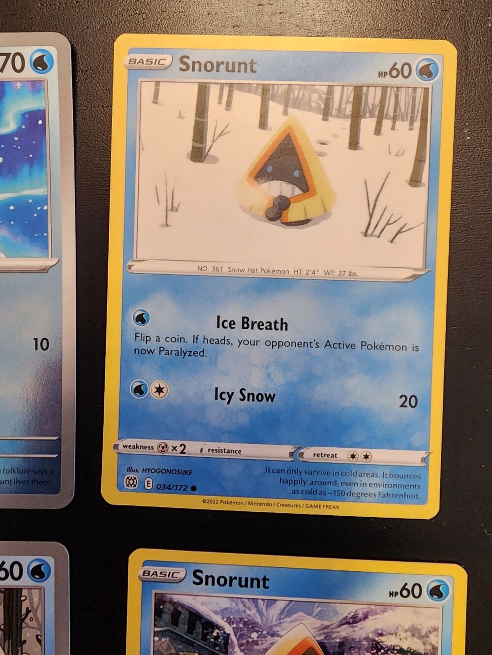 Snorunt Pokémon Card Lot – 4 Different Cards - Picture 3 of 4